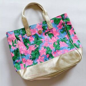 Lilly Pulitzer Large Tropical Tote Bag